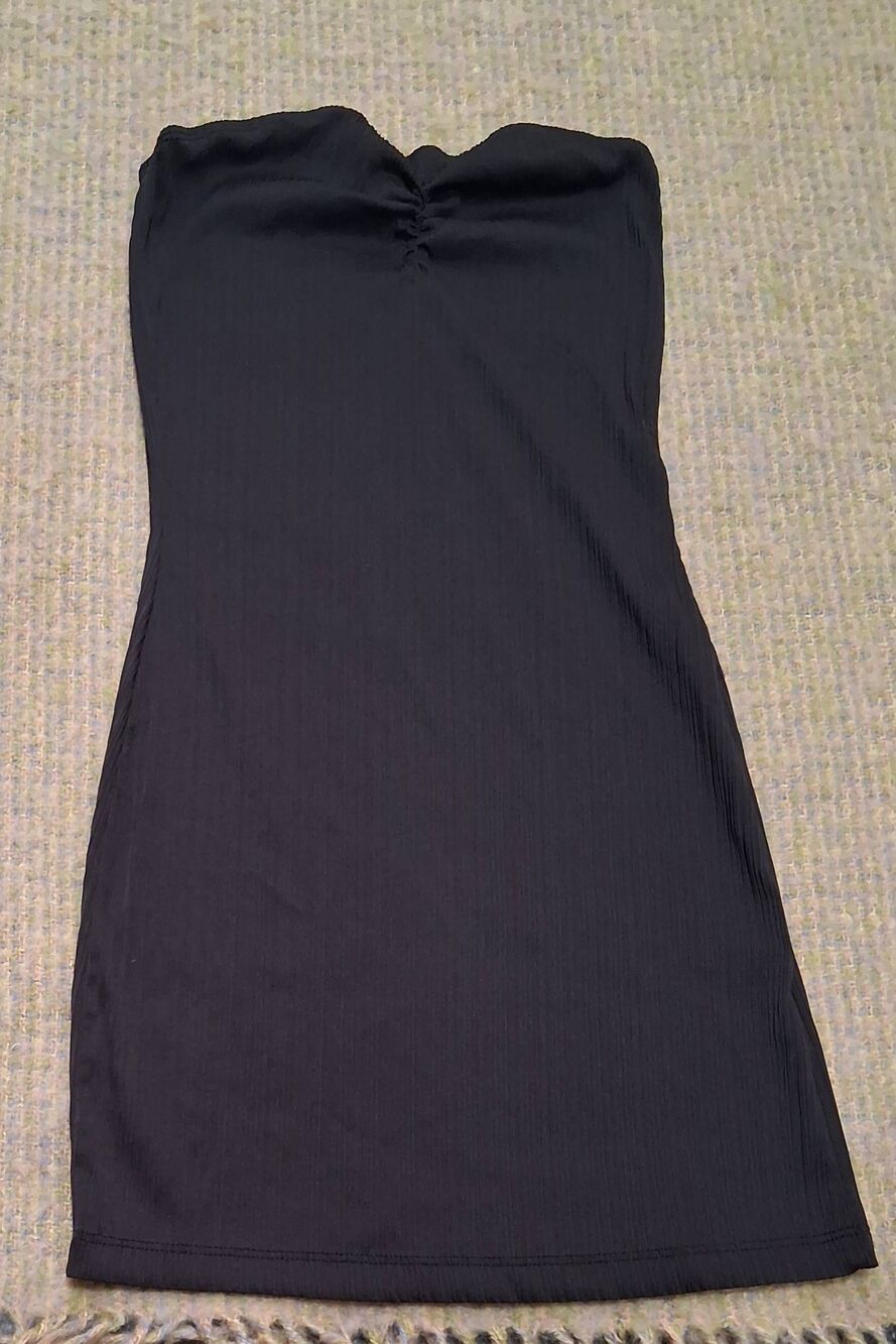 Frankies bikinis womens small mini bodycon dress black stretch